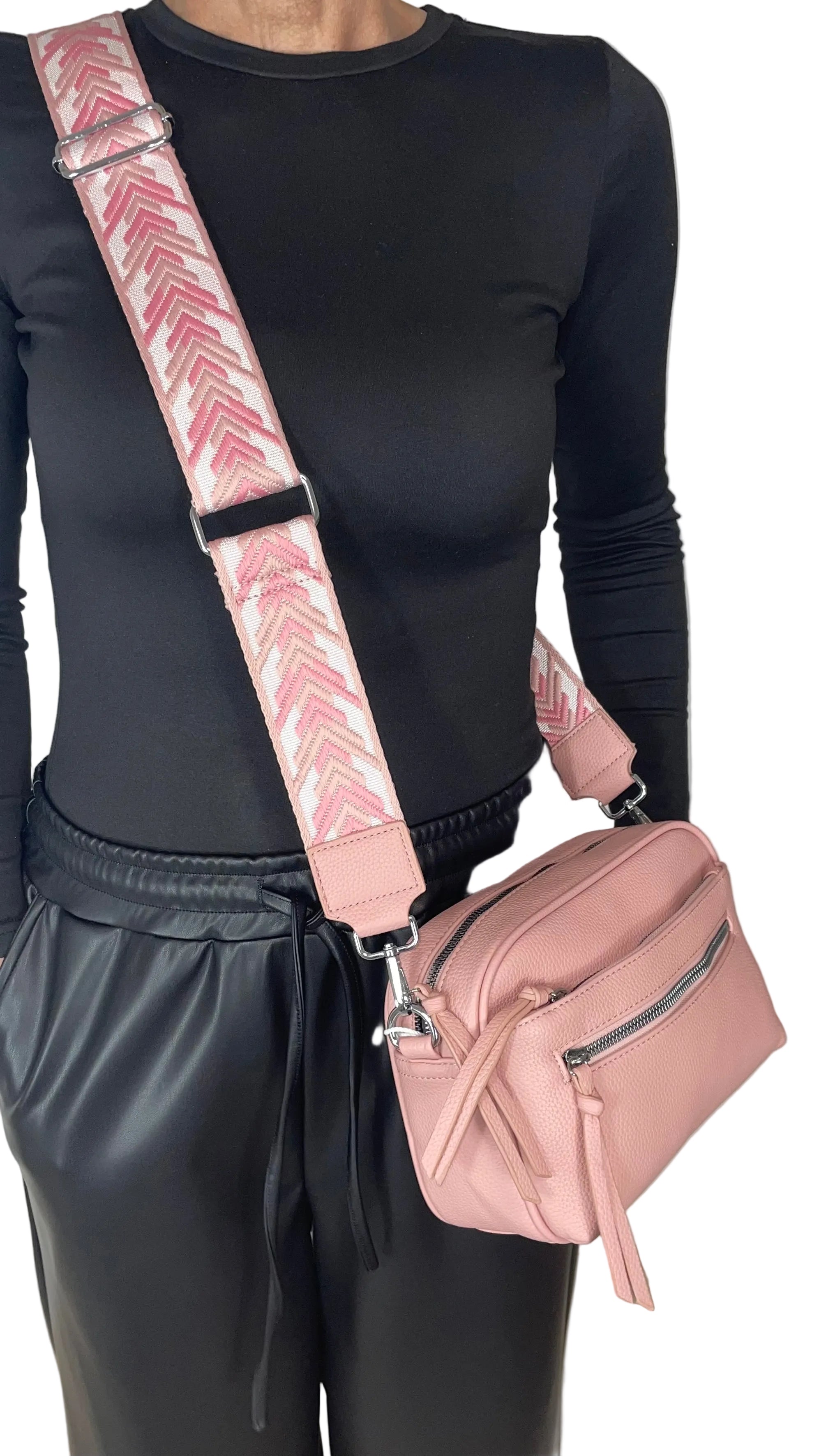 BLUSH BELLE - Umhängetasche mit breitem Gurt