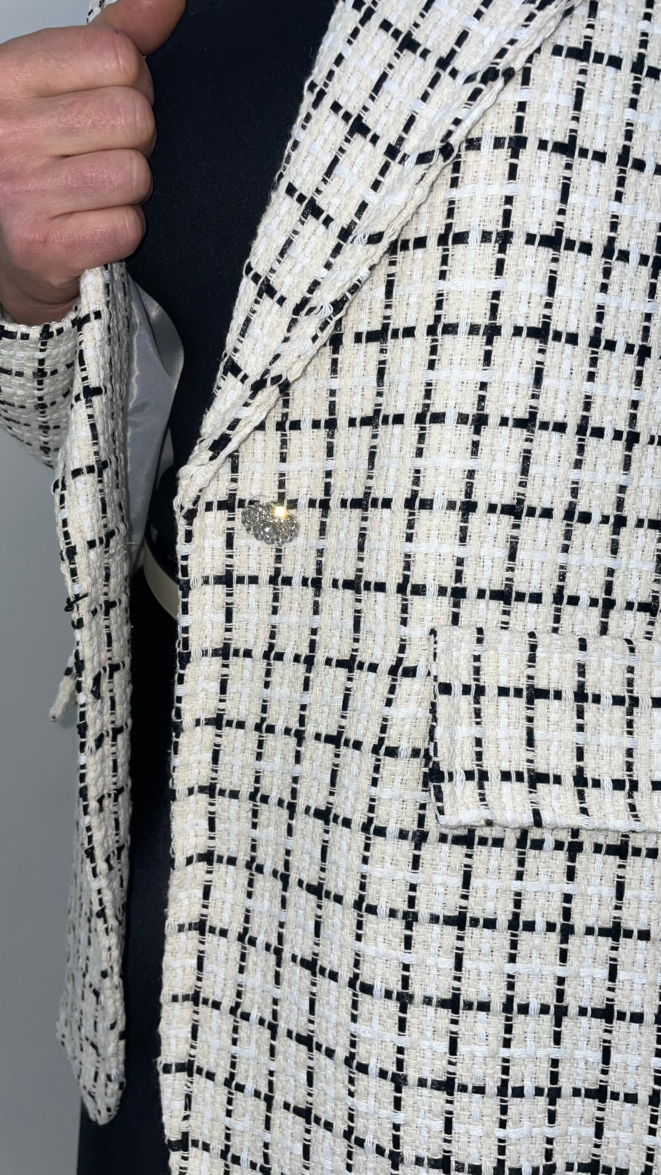 ARIE - Blazer in Schwarz/Weiß