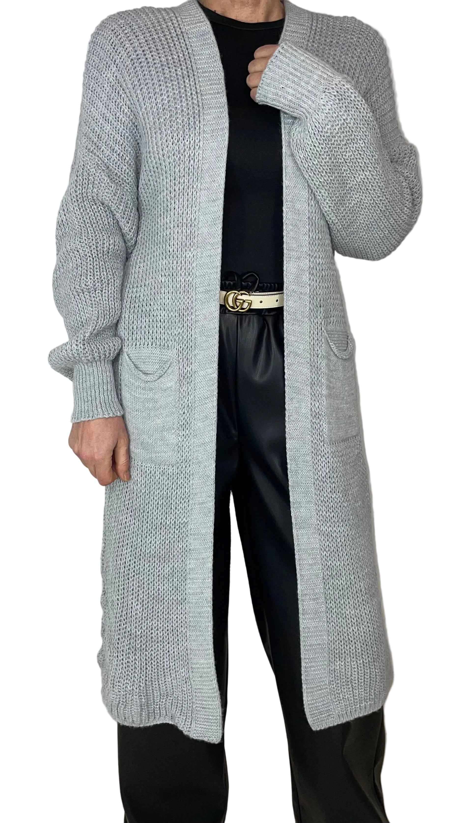 LANA - Lange Strickjacke