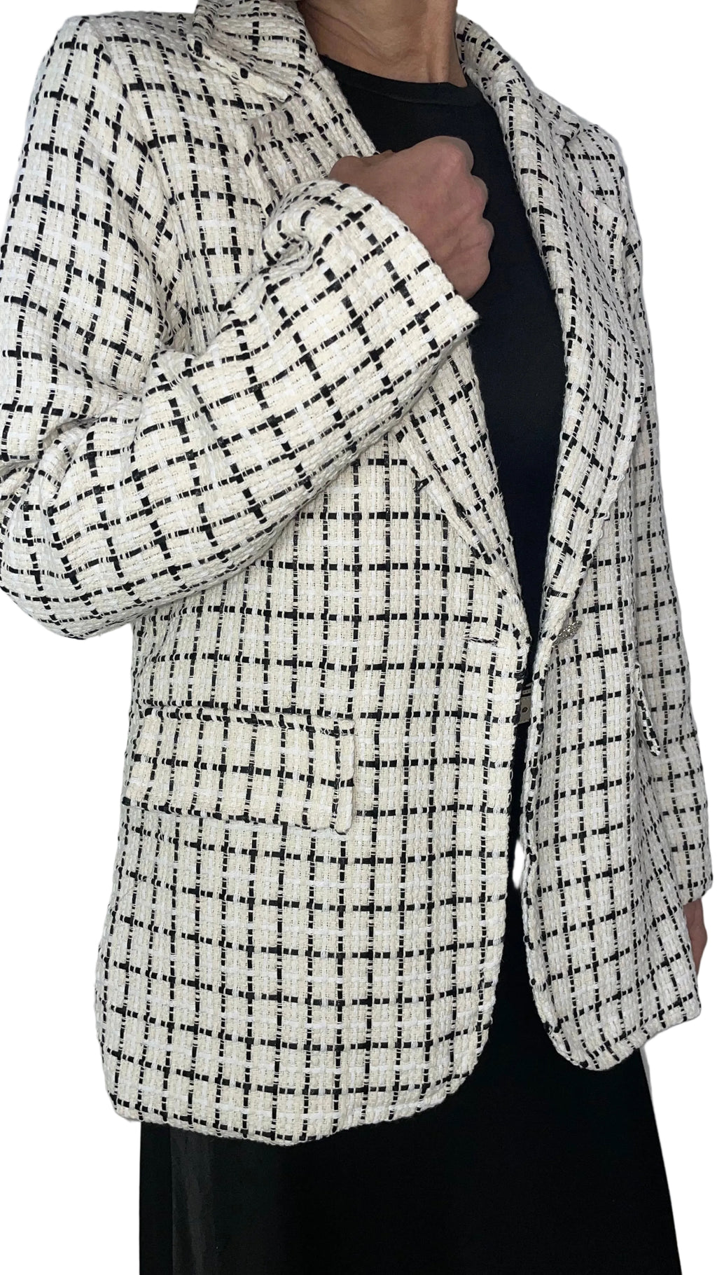 ARIE - Blazer in Schwarz/Weiß