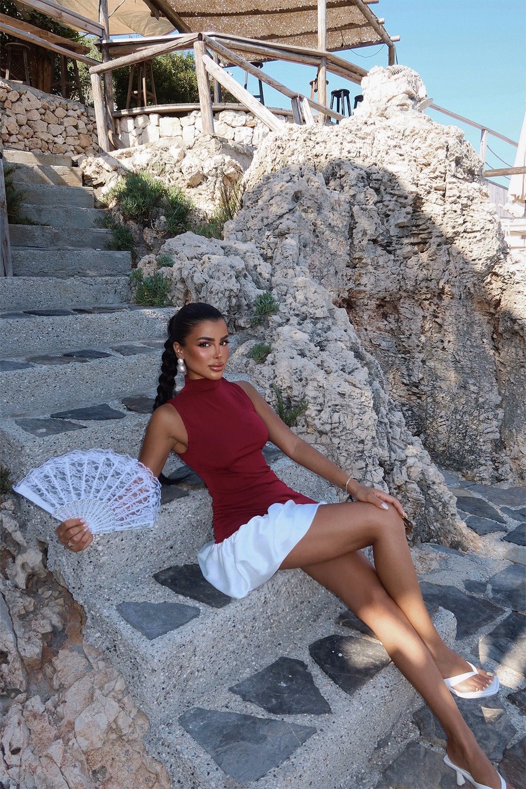 CASAL - Süßes Feminines rotes Kleid