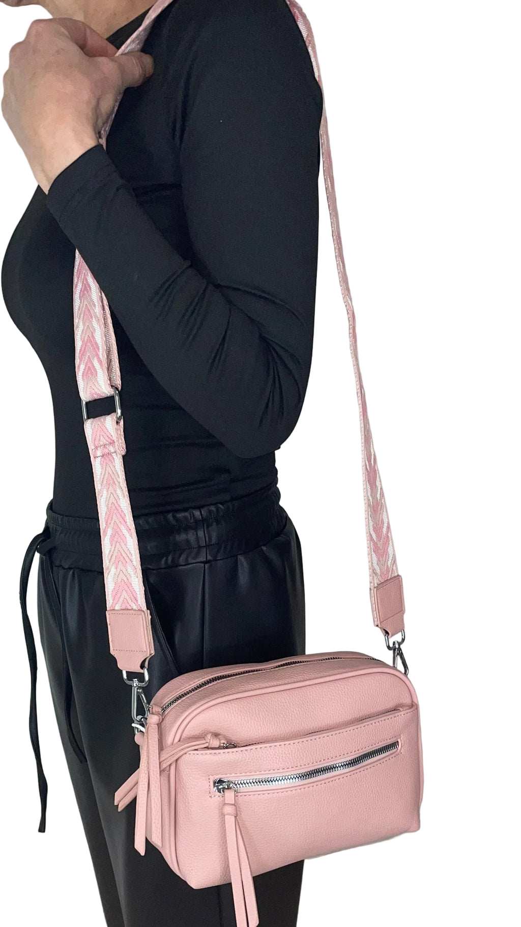 BLUSH BELLE - Umhängetasche mit breitem Gurt