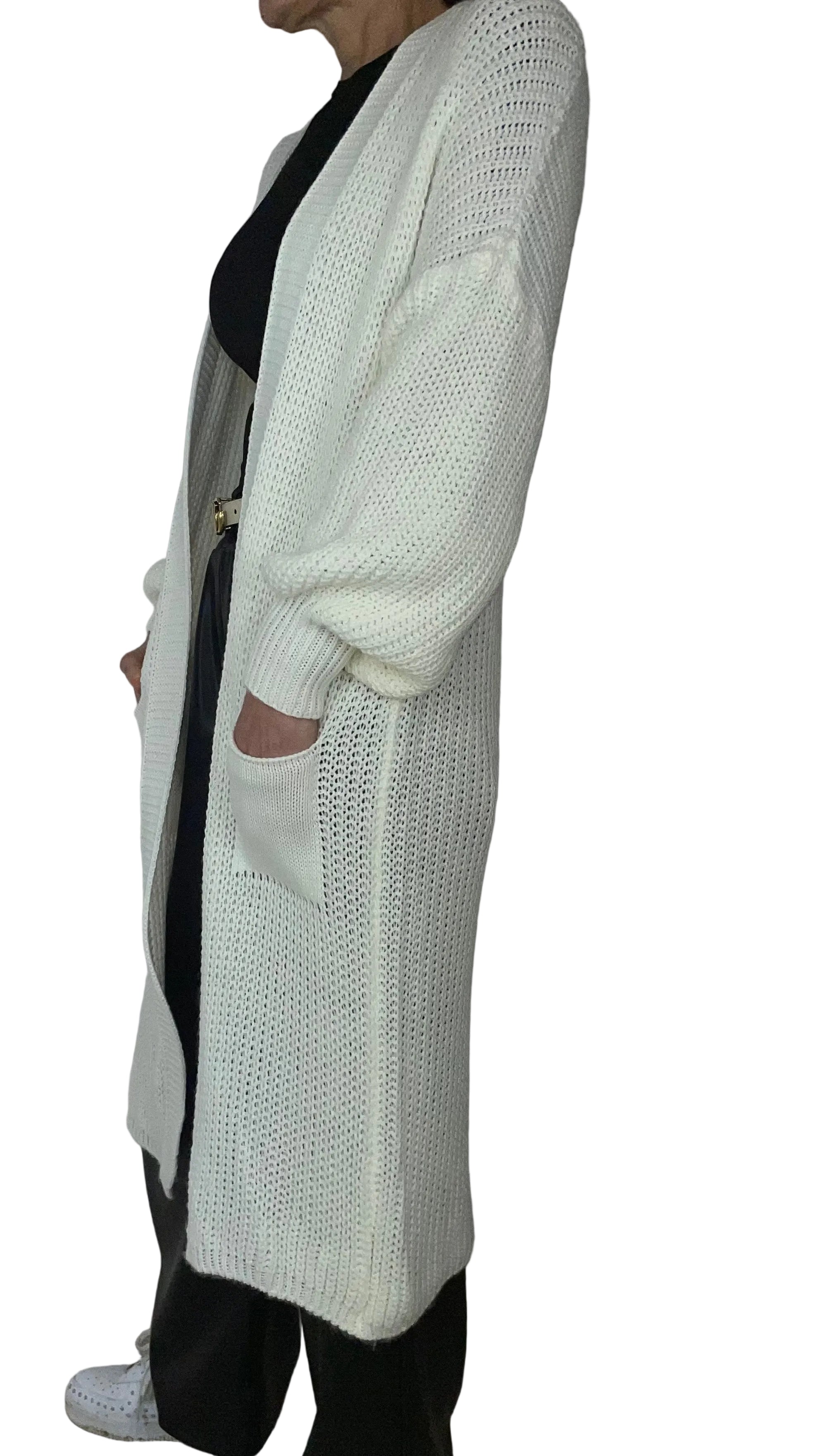 LANA - Lange Strickjacke