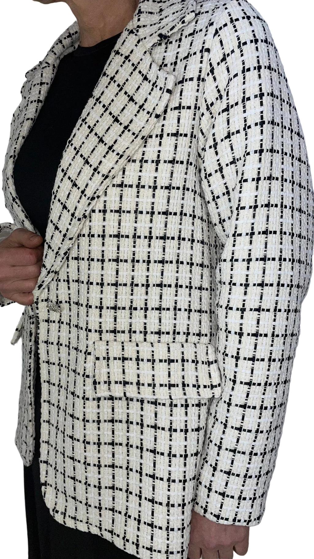 ARIE - Blazer in Schwarz/Weiß