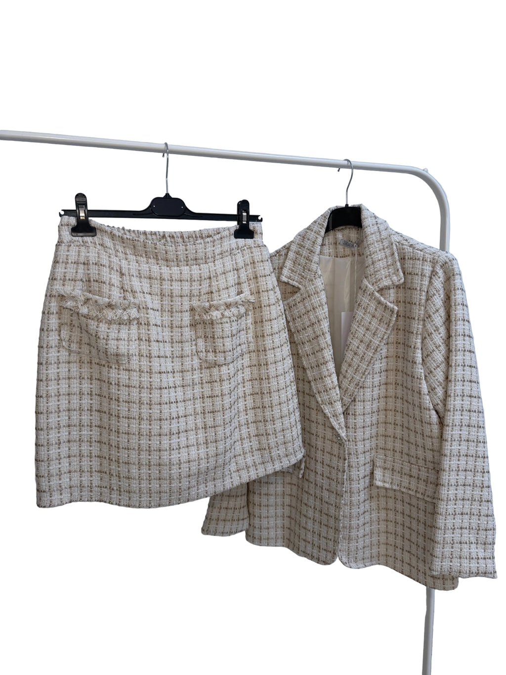 ARIE - Langrock in Weiß/Gold