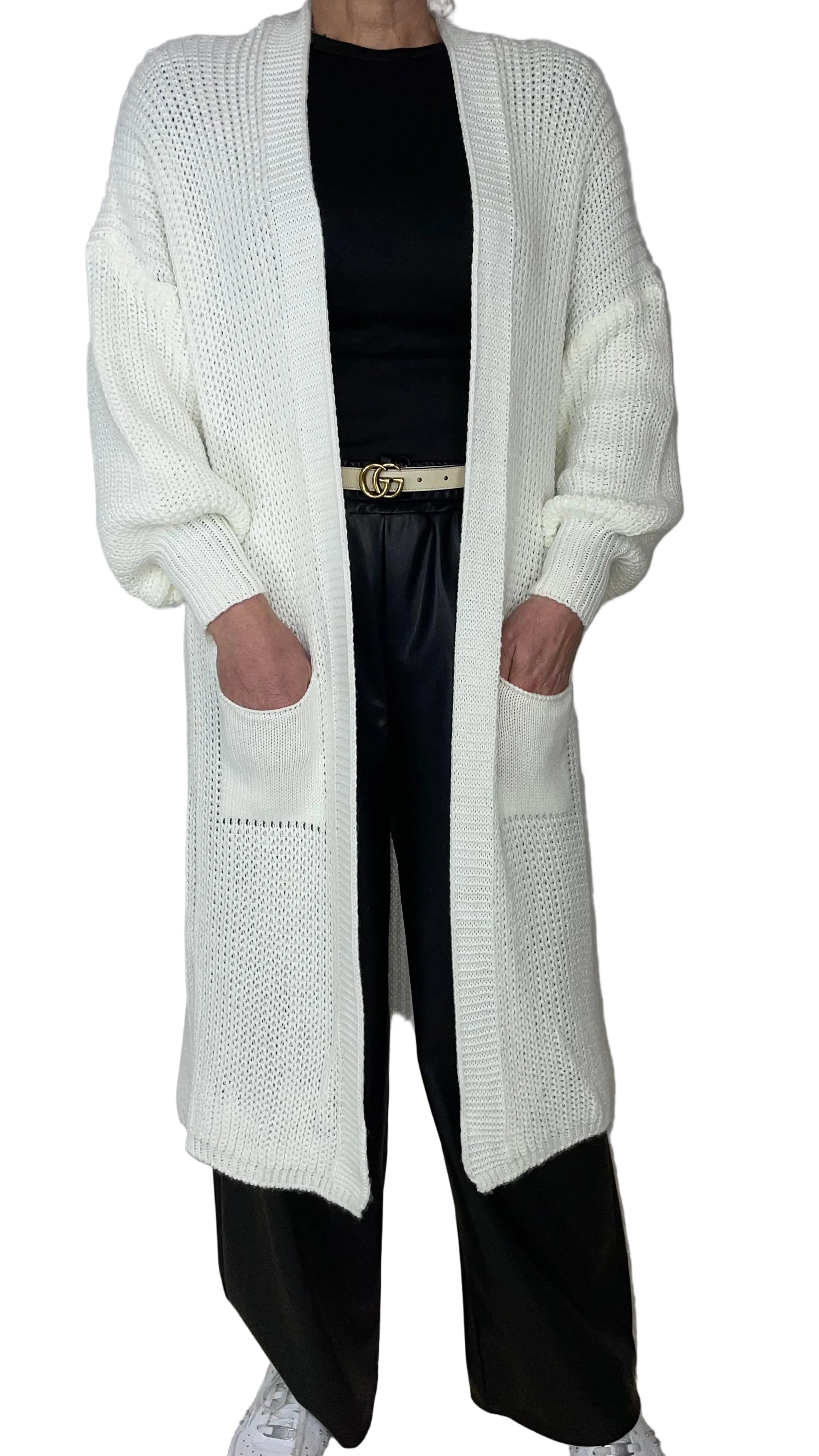 LANA - Lange Strickjacke